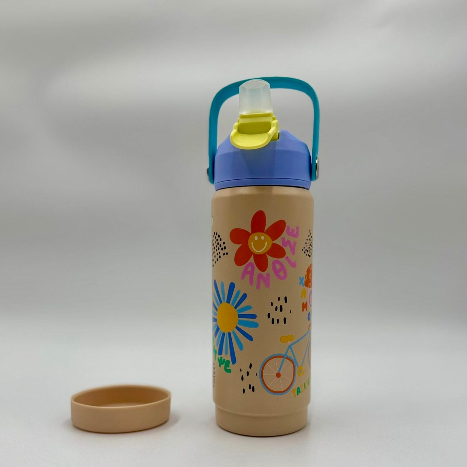 Happy Life- Kids Thermos 530ml – Shades of Blue